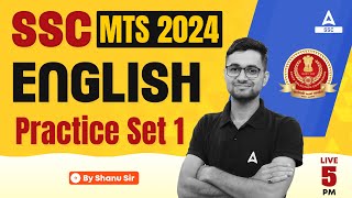 SSC MTS 2024 | SSC MTS English Classes by Shanu Rawat | SSC MTS English Practice Set 1