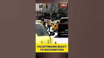Palestinians in the West Bank React to Countries Recognising Palestinian State | #Shorts