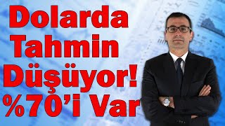 Dolarda Tahmin Düşüyor! %70'i Var! Gram Altın'da Kritik Rakam