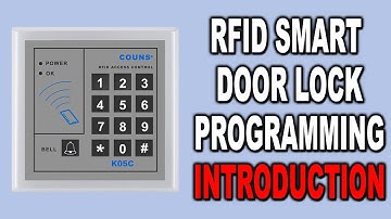 Programing RFID Door Keypad | COUNS K05C and other Chinese versions | Clueless Dad
