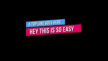 Clean Titles Motion Graphics Templates