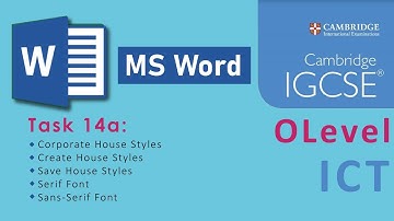 Task 14a - IGCSE ICT - Create Corporate House Styles
