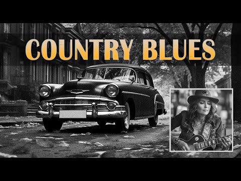 Country Blues - Dark Whiskey Blues and Rock Guitar Music For Work | Midnight Melancholy