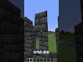 How to build a wall with ONLY DEEPSLATE in minecraft!! 1.21 #shorts