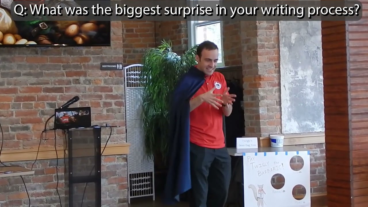 Q&A with fantasy author Jeremy P. Madsen (from the launch party for “The Pyromancer's Scroll")