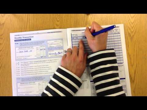 Hoe het invullen van de cheque register