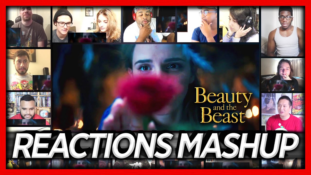 Beauty and the Beast Teaser Trailer Reaction's Mashup (19 people, "Emma Watson") | ReactionArmy