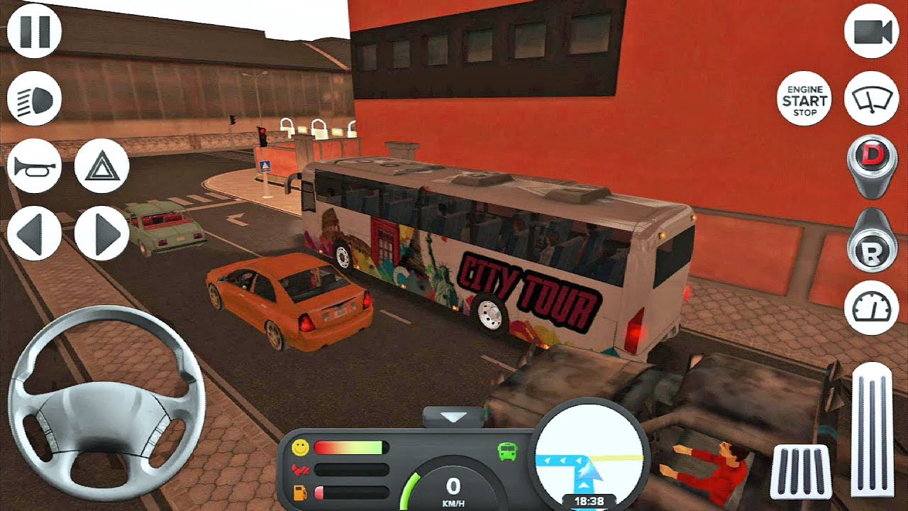 Coach Bus Simulator #9 let's go to Paris! - Android IOS gameplay