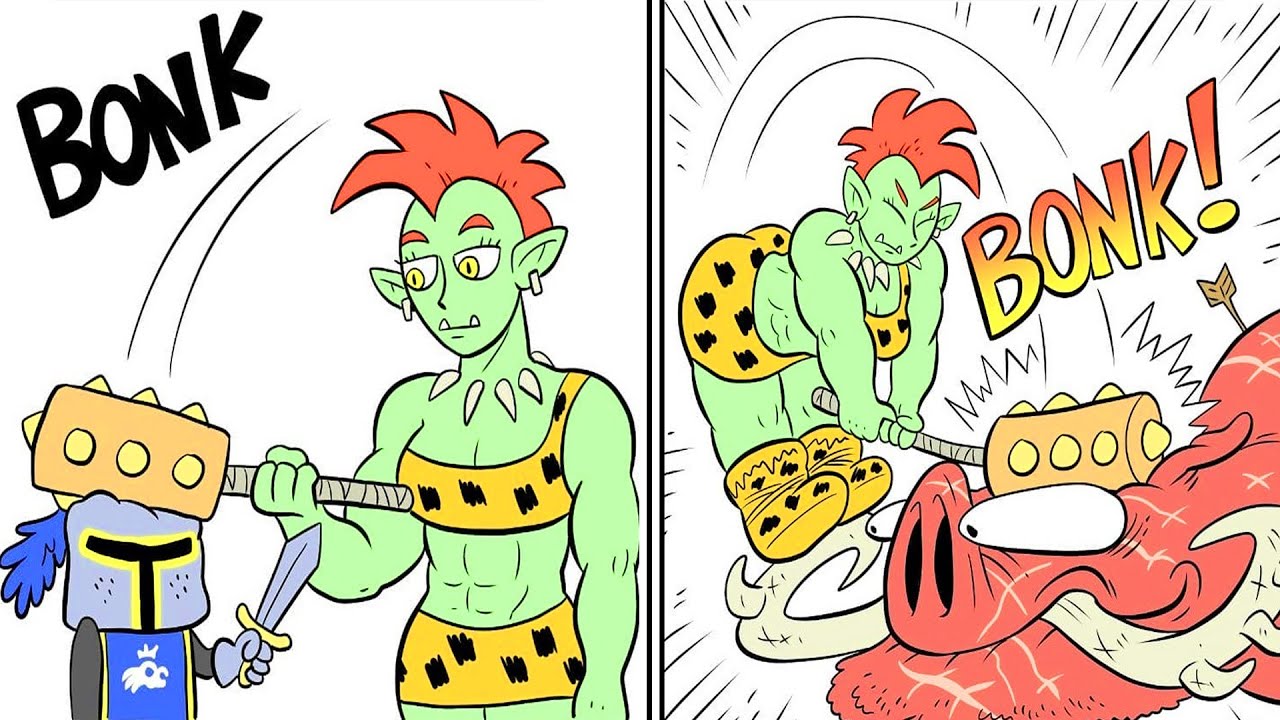 My Girlfriend Is an Orc Warlord || Funny Webcomics Dub