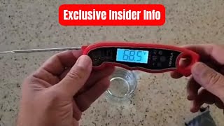 TEMOLA Instant Meat Thermometer Review: Fast, Accurate, and Versatile 2-in-1 Kitchen Tool! 🌡️