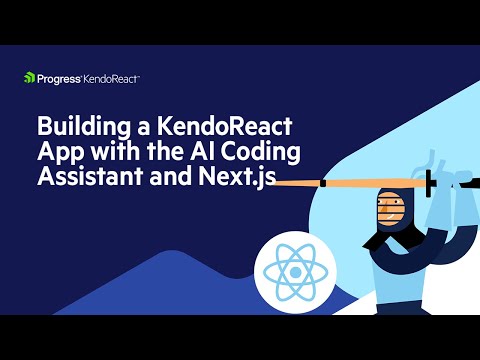 Building a KendoReact App Using an AI Coding Assistant and Next.js | Part 1