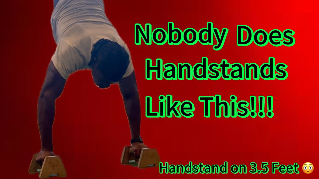 Handstand at 42 Inches?? (Insane Strength Test)