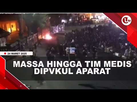 DEMO TOLAK UU TNI DI MALANG RICUH, MASSA DIPUKUL APARAT | U-NEWS