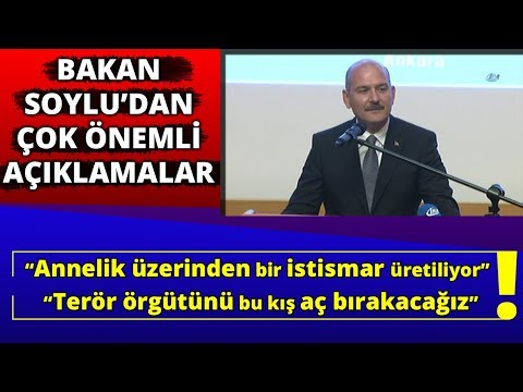 İçişleri Bakanı Soylu'dan 'Cumartesi Anneleri' Açıklaması