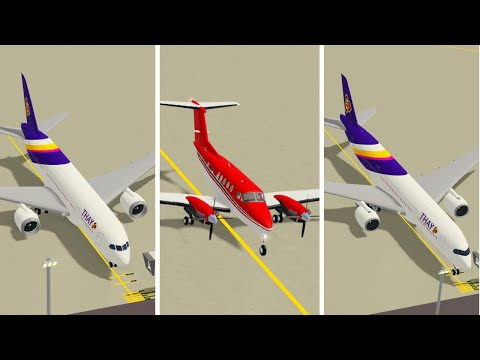 checking out the A350, 787 and the King Air 260 🔥