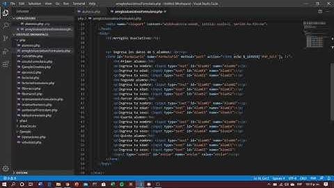 Registro de 5 Alumnos Utilizando PHP/HTML || Arreglos Asociativos y Foreach