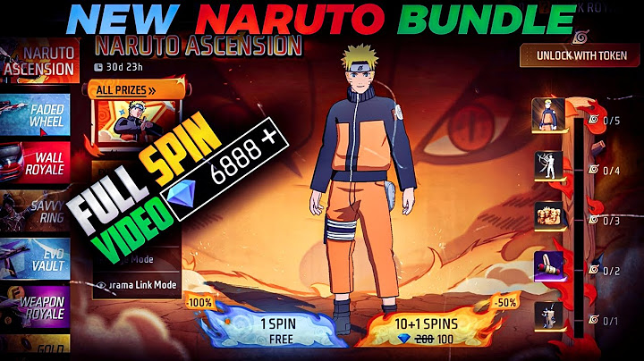 FREE FIRE NEW NARUTO TOKEN TOWER EVENT | FF NEW EVENT | UNLOCKING NEW NARUTO LEGENDARY BUNDLE