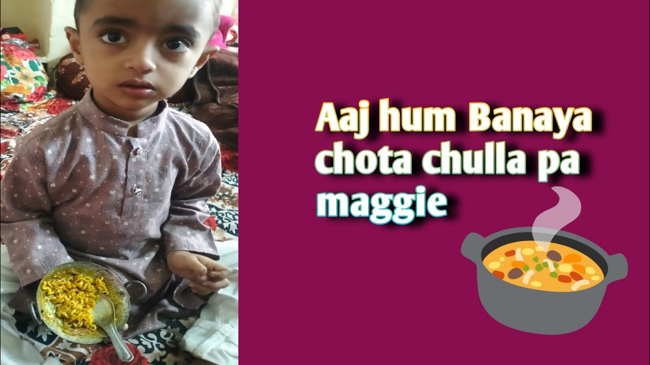 🍲Aaj hum banaya chota chulla pa maggie 👌#vlog 