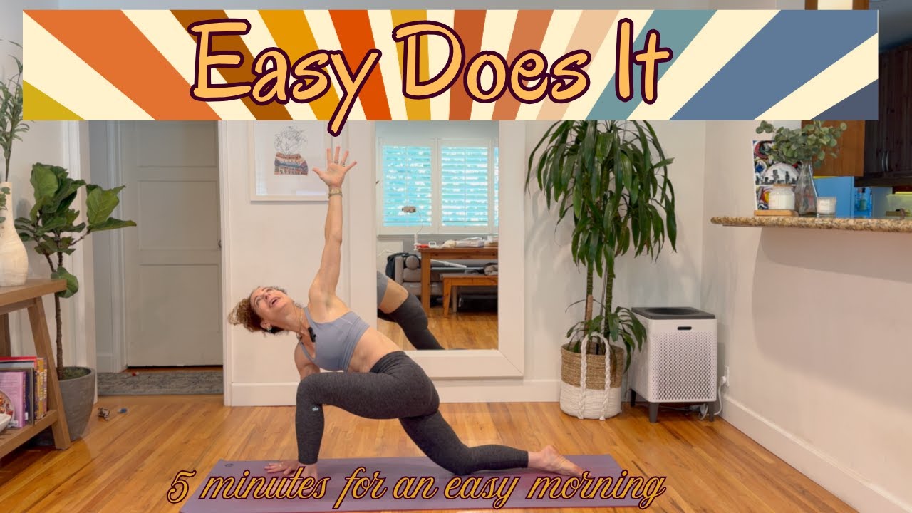 5-Minute Morning Yoga Stretch | Gentle Wake-Up Flow for Beginners - YouTube