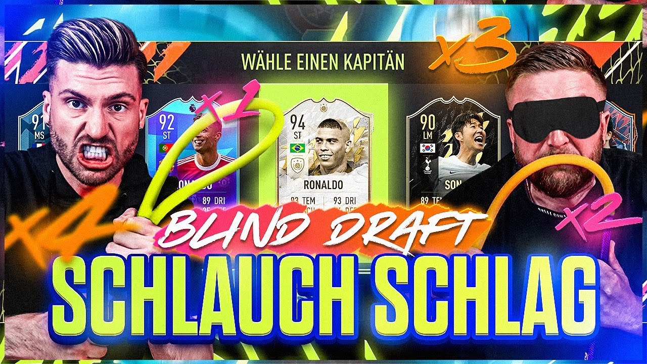 AUA!! Der GUMMISCHLAUCH ist ZURÜCK 😱💀Blind Draft Battle 🔥 FIFA 22