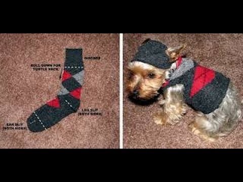 como hacer ropa para con calcetines - YouTube