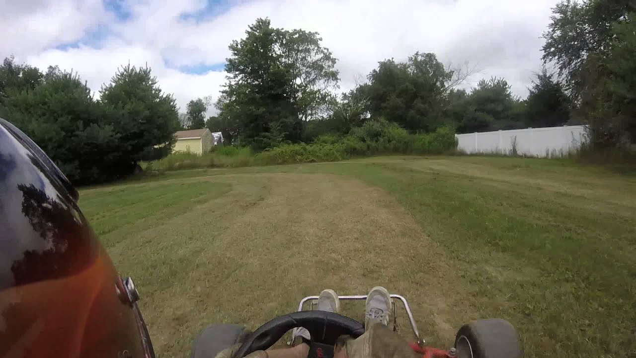 Backyard kart track YouTube