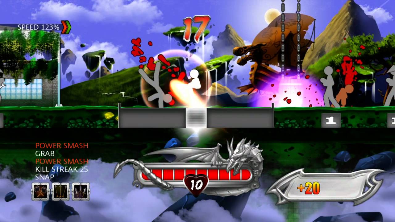 XBLIG - One Finger Death Punch Game Play