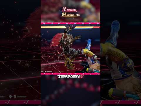 Tekken 8 ▰  I need To Land This INSANE Armor King Combo In Ranking #short #tekken8combos #tekken8