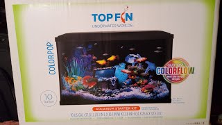 Top Fin Color Pop 10 gallon setup