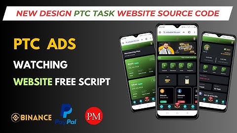 Create Your Own Ptc Ads Watching Website With Admin Panel Using Free Php Script || Ptc Free Script