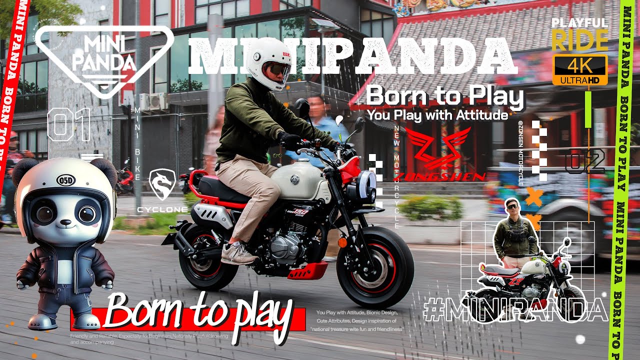 รีวิว Mini Panda 2025 | มินิไบค์น้องใหม่สุดน่ารัก ขี่ง่าย สเปกโหดเกินตัว ราคาจับต้องได้ 6.9 หมื่นบาท