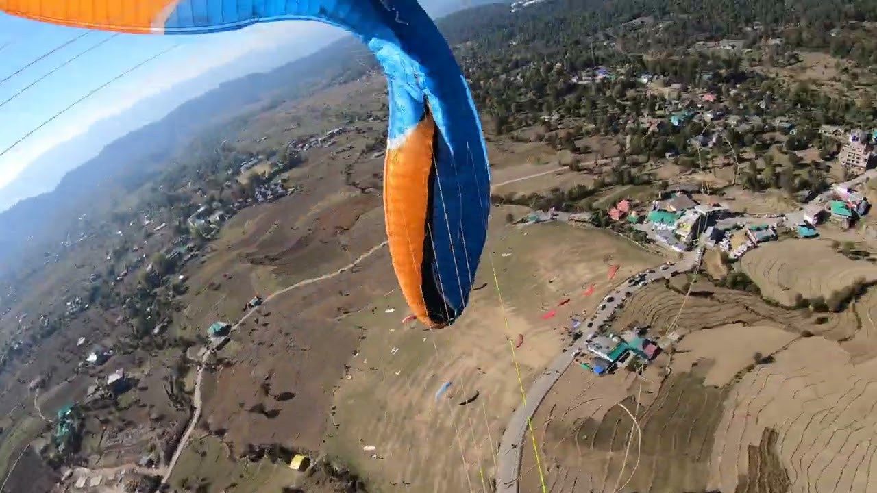 Rescue throw in Bir Billing|Paragliding fail|Accident on paraglider