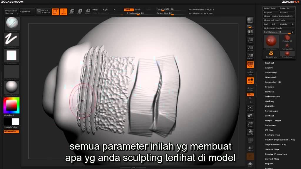 ZBrush Classroom 06 strokes and alphas YouTube