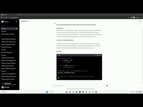 runtime and compile time polymorphism in python - YouTube