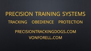 W.A Seminar - How To Achieve Precision Tracking Dogs  -  Kris Kotsopoulos