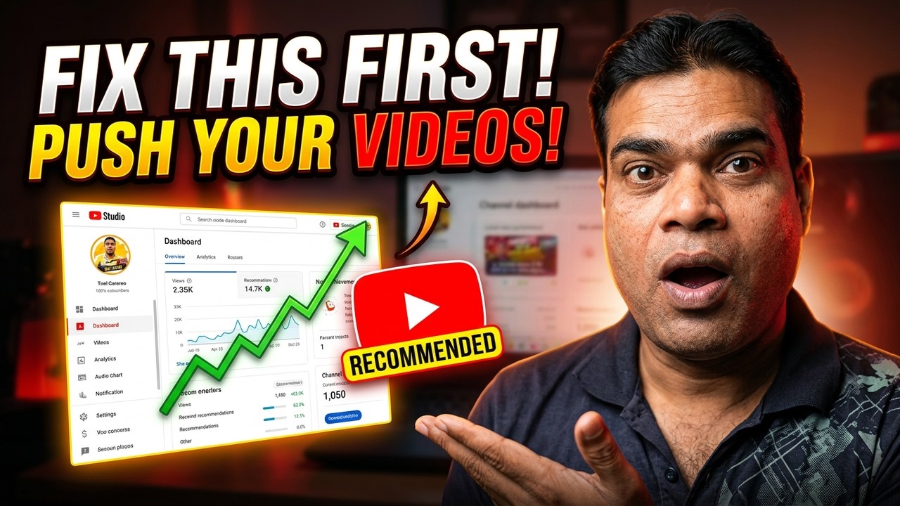 YouTube Isn't Recommending Your Videos? Fix This First