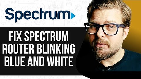 How To Fix Spectrum Router Blinking Blue And White - 2025 |
