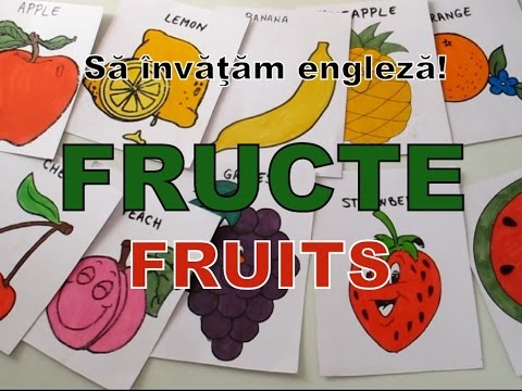 Sa Invatam Engleza Fructe Fruits Cuvinte Si Propozitii Let S