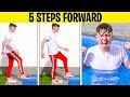 5 STEPS FORWARD CHALLENGE!! (FUNNY PRANKS AND SITUATIONS)