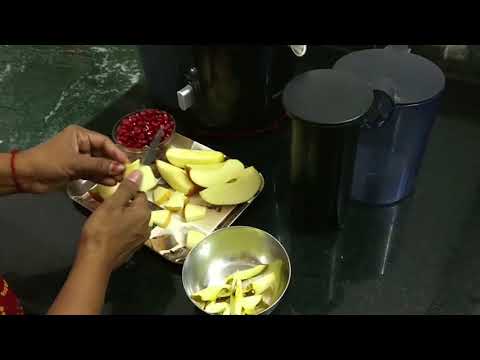 How can make juice by Philips HR1858/90 Review - Best Juicer for vegetable, fruits[Hindi]