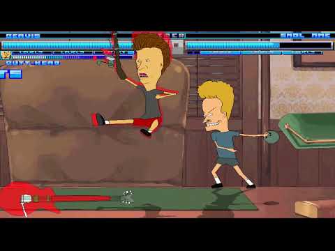 mugen 1.1 blue arena beavis & butthead vs smol ame