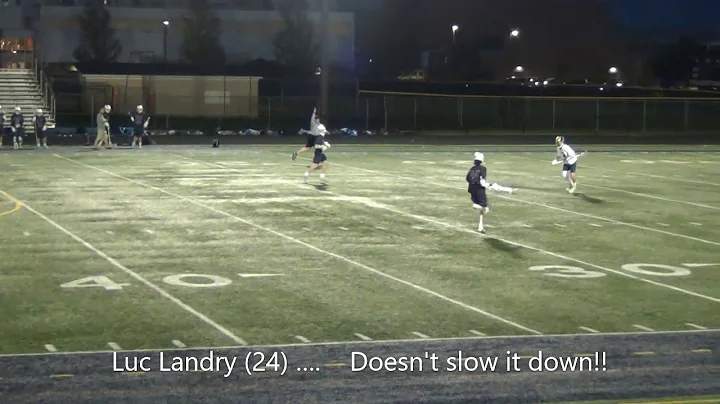 Luc Landry Lacrosse Steal & Goal vs Glenbrook South