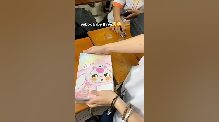 Unbox Baby Three tự làm phiên bản ít tiền #babythree #unboxing