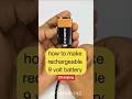 3.7V Battery to 9V Boost 🔋⚡ Step-Up Module DIY! #shorts #youtubeshorts #trending #electronics #diy