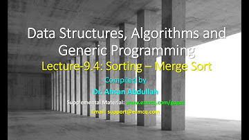 Lec-9.4: Sorting - Merge Sort