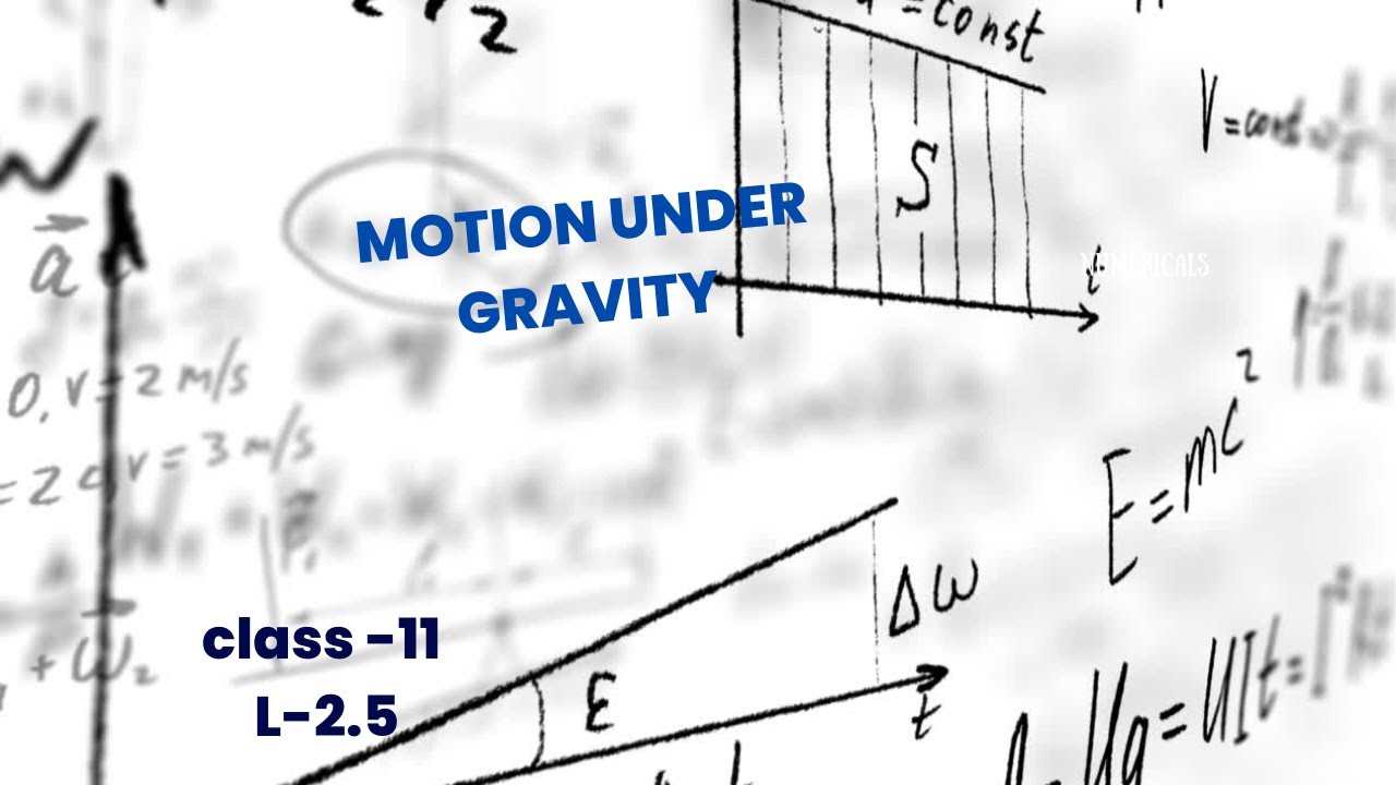 L-2.5 Motion Under Gravity - YouTube