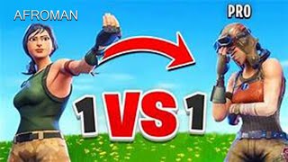 INTENSE 1v1s with terrible lag in Fortnite!