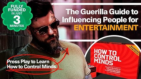 Now on Kickstarter: How To Control Minds Kit: Ellusionist X Peter Turner