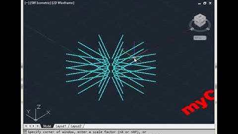 AutoCAD tutorial and videoROTATE FILLET CHAMFER  ARRAY