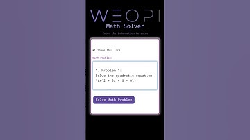 Solving math problems like a pro with Weopi